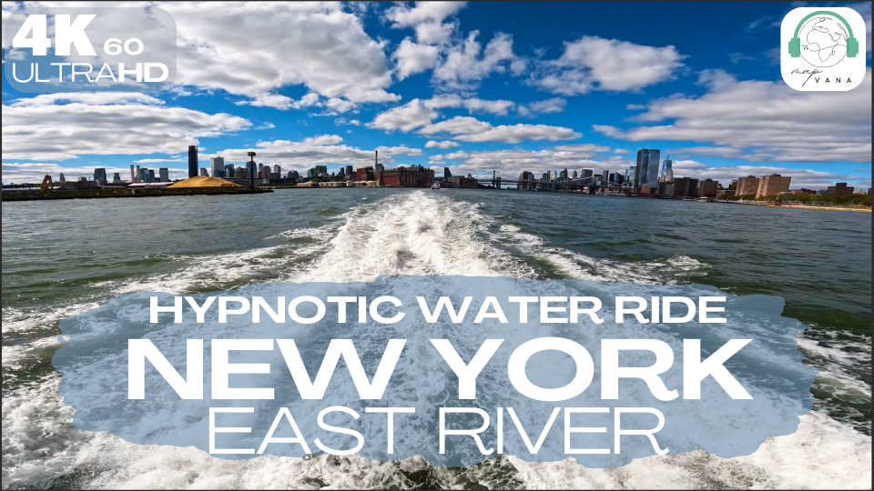 HYPNOTIC WATER RIDE New York City East River